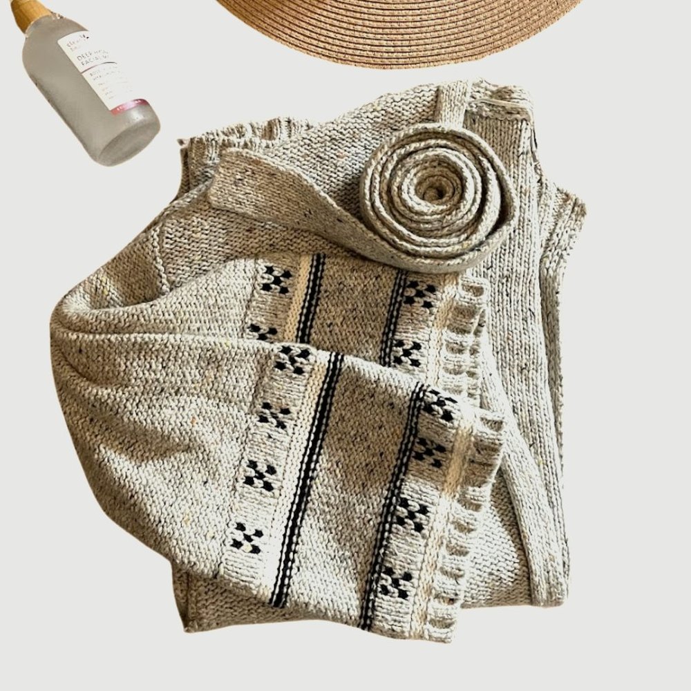 St. Johns Bay Tie Cardigan Cozy Sweater